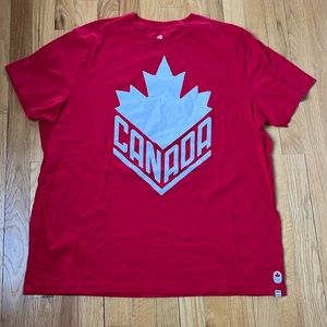 Team Canada red tee